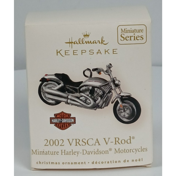 Hallmark Keepsake ornament 2002 VRSCA V Rod miniature Harley Davidson - Picture 2 of 10